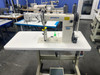 Jacksew® JS-810 Single Needle Drop Feed Post Bed Sewing Machine with Table and Servo Motor