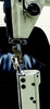 Jacksew® JS-810 Single Needle Drop Feed Post Bed Sewing Machine with Table and Servo Motor