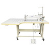  Speedway SW9000-56 Long Arm Single Needle Computerized Industrial Lockstitch Sewing Machine Complete Unit with Table and Servo Motor 