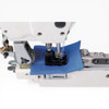  Jack JK-T9270D-12-2PL-Q-1-4 High-Speed 2-Needle Feed-Off-The-Arm Double Chainstitch Sewing Machine with PL Puller System and Q-Type Folder Complete Unit with Table and Stand 