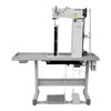  Speedway SW-82440-45-R1 Extra-Tall Single Needle Post Bed Heavy Duty Industrial Sewing Machine Complete Unit with Table and Servo Motor 
