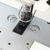  Speedway SW-845 Double Needle Split Bar Needle Feed Sewing Machine Complete Unit with Table and Servo Motor 