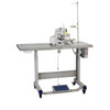 Speedway SW-1377D Industrial Chainstitch Button Sewing Machine Complete Unit with Table and Motor 