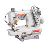  Siruba C007KP-W122-364-CH-CLA 3 Needle Cylinder Bed Coverstitch Industrial Sewing Machine Complete Unit with Table and Servo Motor 