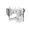  Pfaff 335-6-01 Single Needle Cylinder Bed Unison Feed Walking Foot Industrial Sewing Machine Complete Unit with Table and Servo Motor 