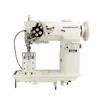  Speedway SW1760L-VS Double Needle Post Bed Heavy Duty Unison Feed Walking Foot Sewing Machine Complete Unit with Table and Servo Motor 