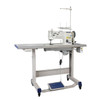  Speedway SW-4400N Single Needle Heavy Duty Unison Feed Walking Foot Sewing Machine Complete Unit with Table and Servo Motor 
