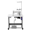  Singer 20U105C Single Needle Zig-Zag Industrial Sewing Machine Complete Unit with Table and Servo Motor 