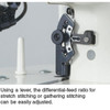 Juki MH-484-54U Single Needle High-Speed Flat-Bed Double Chainstitch Sewing Machine Complete Unit with Table and Servo Motor 