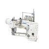 Juki MF-3620U-300B-60B 4-Needle Feed-Off-The-Arm Flatseamer Industrial Sewing Machine Complete Unit with Table and Servo Motor