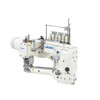  Juki MF-3620U-300B-60B 4-Needle Feed-Off-The-Arm Flatseamer Industrial Sewing Machine Complete Unit with Table and Servo Motor 