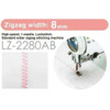  Juki LZ-2280AB Zig-Zag Single Needle High-Speed Lockstitch Sewing Machine Complete Unit with Table and Servo Motor 