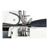  Juki MS-1261A-FN-DWS Three-Needle Double Chainstitch Feed-Off-The-Arm Sewing Machine with Digital Workstation Complete Unit with Table and Stand 