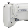  Consew 199R Series Single Needle Drop Feed Zig-Zag Sewing Machine with Table and Servo Motor 