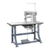  Consew 389RB-2 Heavy Duty Double Needle Post Bed Walking Foot ​Sewing Machine with Table and Servo Motor 