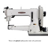  Consew 2050 Single Needle Extra Heavy Duty Shuttle Hook 16.5" Cylinder Arm Compound Walking Foot Sewing Machine​ Complete with Table and Servo-Motor 