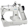  Consew 345-3 Double Chainstitch Feed-Off-The-Arm Lap Seam Felling Sewing Machine with Space Saver Table and Servo Motor 