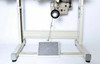  Yamata FY810 Heavy Duty Single Needle Post Bed Drop Feed Sewing Machine with Table and Servo Motor 