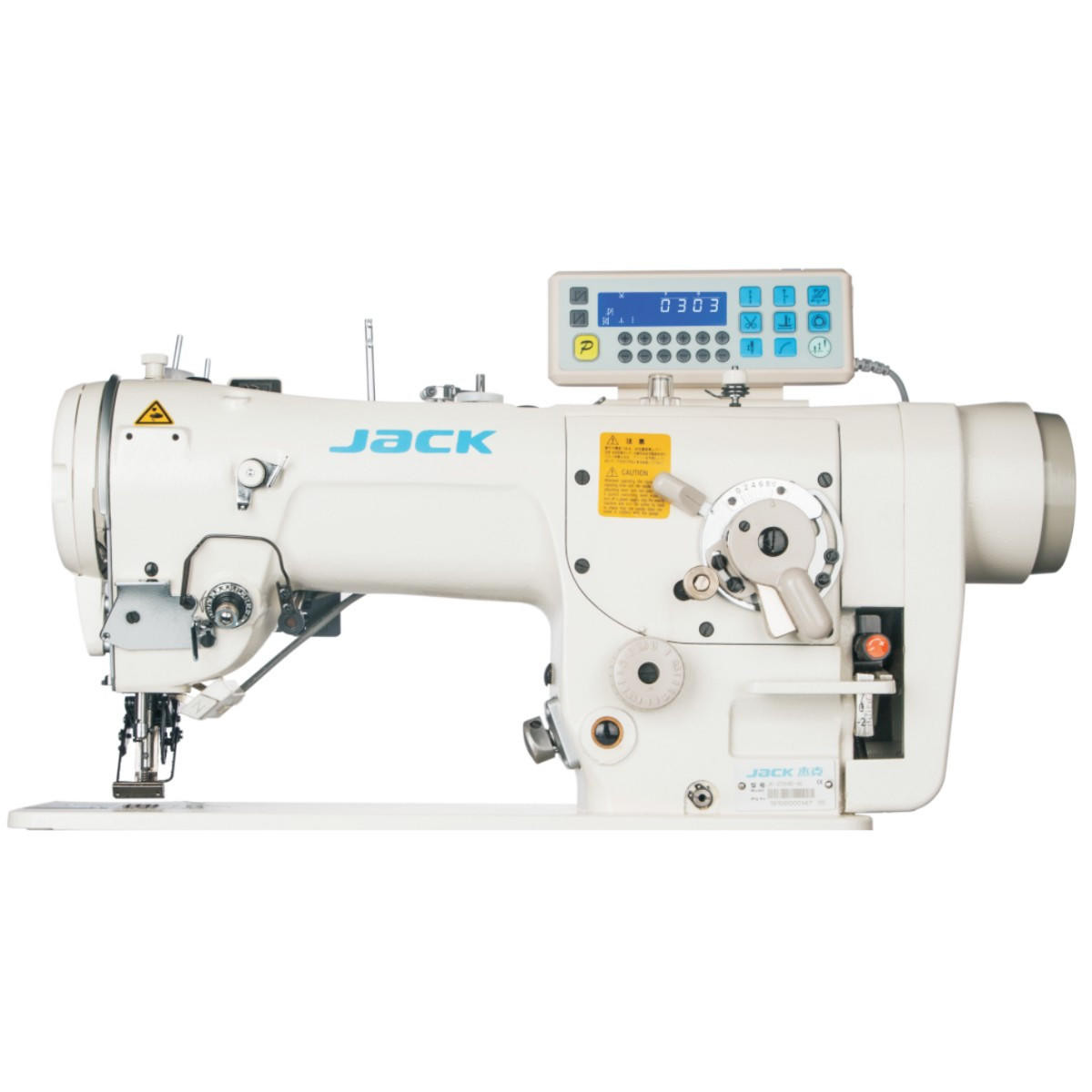 Jack 2284B-4E Direct Drive 3 Step Zig-Zag Bottom Feed Fully