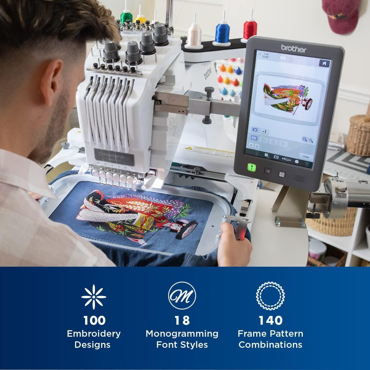 Brother Entrepreneur W PR680W 6-Needle Commercial Embroidery