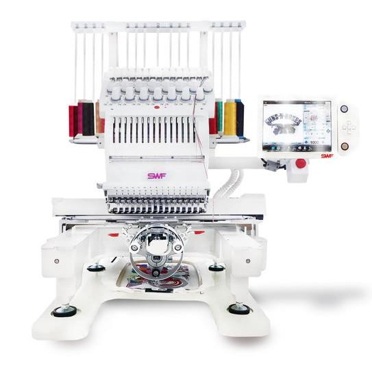 SWF MAS-15 Commercial Grade 15-Needle Embroidery Machine - Jacksew