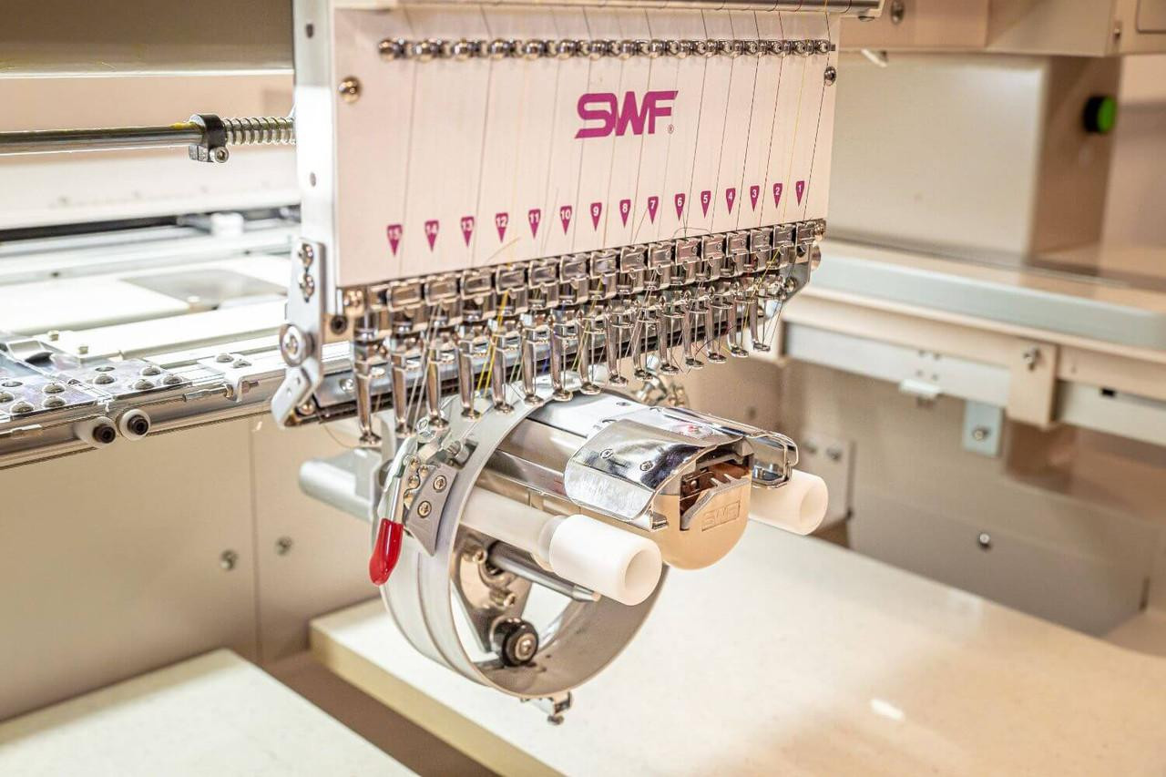 SWF KX-T1501 PRO Grade 15-Needle Embroidery Machine - Jacksew