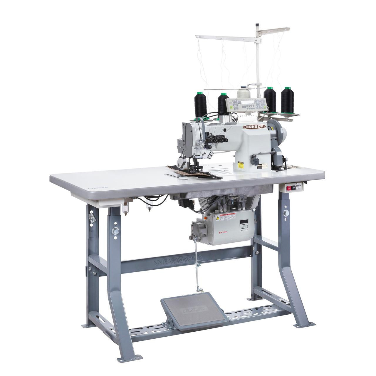 Consew 4224RBALP Four Needle Heavy Duty Long Arm Walking Foot