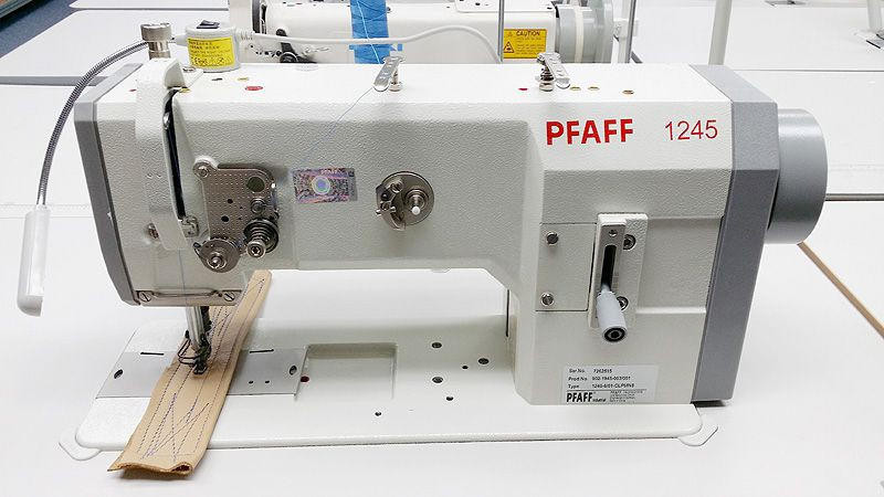 Pfaff 12456/01 Compound Walking Foot Upholstery Sewing Machine comes with Table, Stand, and