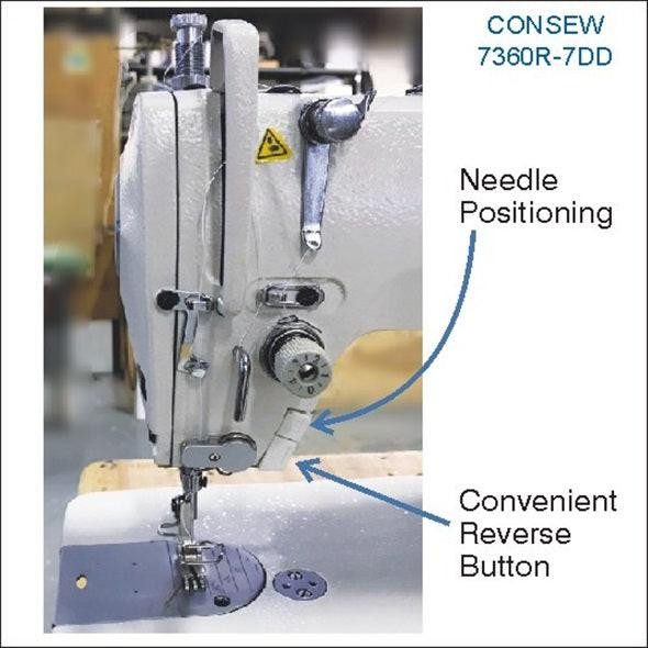 Consew 7360RB-7DD-DSM Single Needle Fully Automatic Programmable ...