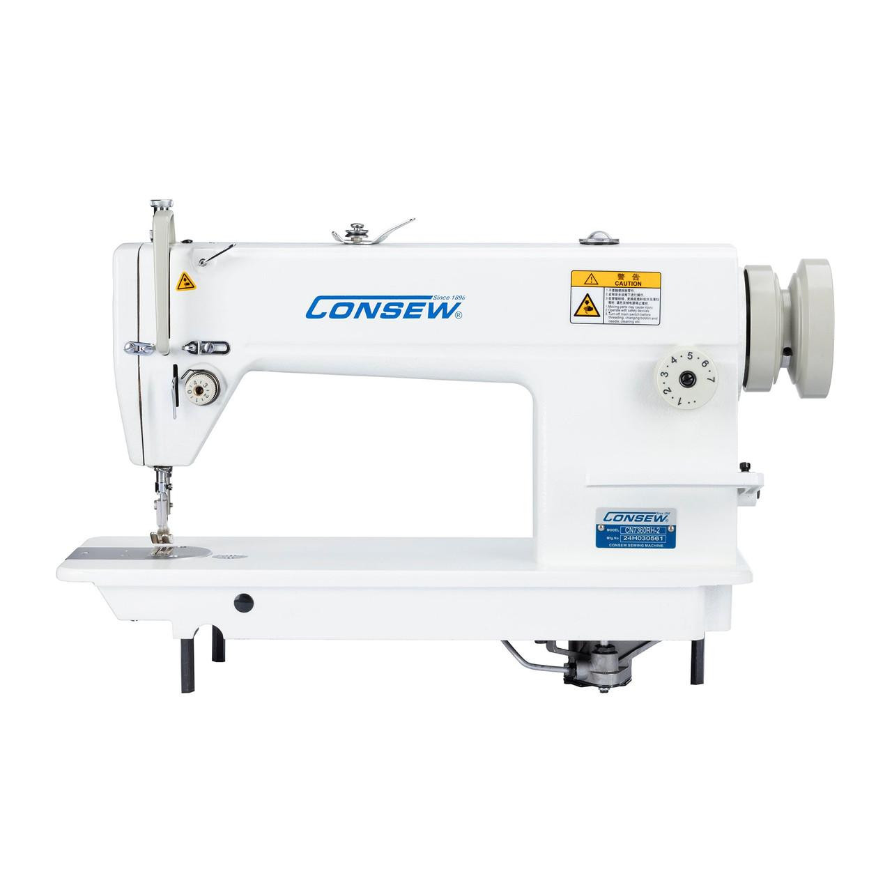 Consew 7360RH-2 Heavy Duty Single Needle Lockstitch Industrial Sewing ...