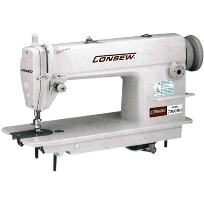 Consew 7360RH Heavy Duty Single Needle Lockstitch Industrial Sewing Machine with Complete Tabling and Servo-Motor Consew 7360RH Heavy Duty Single Needle Lockstitch Industrial Sewing Machine with Complete Tabling and Servo-Motor