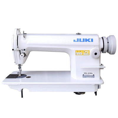 Juki JUKI DDL-8100E High-Speed Single Needle Straight Lockstitch Industrial Sewing Machine with Table and Servo Motor  Juki JUKI DDL-8100E High-Speed Single Needle Straight Lockstitch Industrial Sewing Machine with Table and Servo Motor