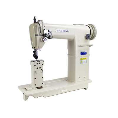 Speedway SW820 Heavy Duty Double Needle Post Bed Drop Feed Sewing Machine with Table and Servo Motor   Speedway SW820 Heavy Duty Double Needle Post Bed Drop Feed Sewing Machine with Table and Servo Motor