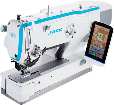 Jack T1790GS-1-D Mechanical Digitalized Buttonhole Sewing Machine with Complete Fully Assembled Tabling   Jack T1790GS-1-D Mechanical Digitalized Buttonhole Sewing Machine with Complete Fully Assembled Tabling