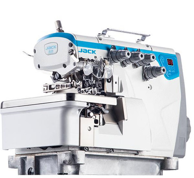 Jack E4S-5-02A/233 5 Thread Direct Drive Overlock with Complete Fully Submerged Tabling Jack E4S-5-02A/233 5 Thread Direct Drive Overlock with Complete Fully Submerged Tabling