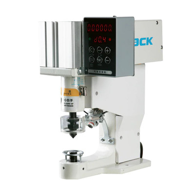  Jack 2808* Pneumatic Snap Button Attaching Machine Complete with Table, Stand, and Control Panel 