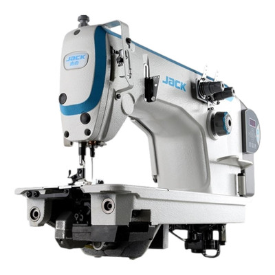  Jack JK-8558G-1-WZ High Speed 1-Needle Double Chainstitch Sewing Machine with Table and Servo Motor​ 
