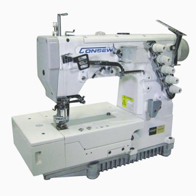  Consew CN897VCB-1 Cylinder-Bed Binding Sewing Machine with Table and Servo Motor 