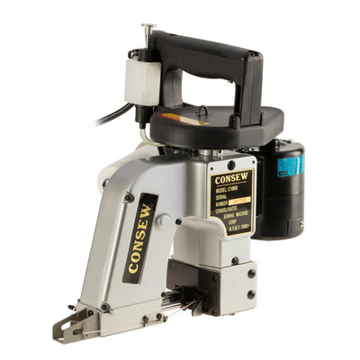  Consew C10NS Single Needle Chainstitch Bag Closing Machine with Table and Servo Motor 