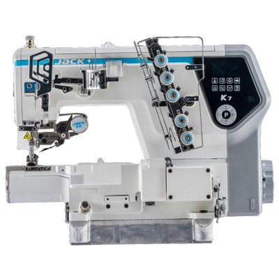  Jack K7-UT AI Smart Cylinder-Bed Coverstitch Machine Complete Unit with Table and Stand 