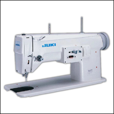 Juki LZ-271 Single-Needle Embroidery Lockstitch Zigzag Machine Complete Unit with Table and Servo Motor