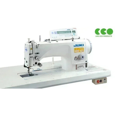 Juki DLN-9010ASSWB/AK118 Single Needle High Speed Direct Drive Needle Feed Sewing Machine with Automatic Thread Trimming Complete Unit with Table and Servo Motor