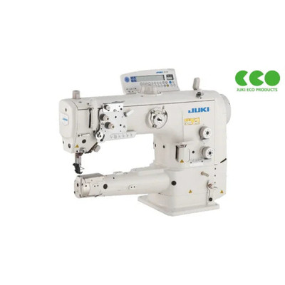 Juki LS-2342S-70B Heavy Duty Cylinder Bed Single Needle Lockstitch Industrial Sewing Machine with Unison Feed and Automatic Thread Trimming Complete Unit with Table and Servo Motor