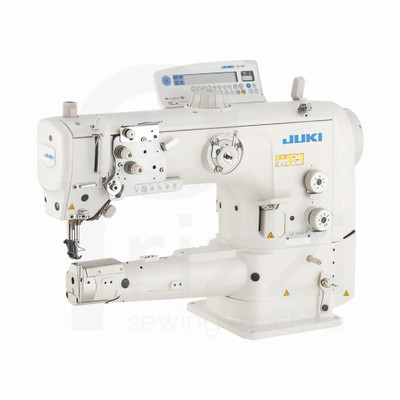 Juki LS-2342S Cylinder Bed Single Needle Unison Feed Direct-Drive Semi-Dry Lockstitch Industrial Sewing Machine Complete Unit with Table and Servo Motor