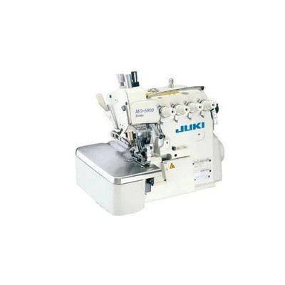 Juki MO-6904R-0H450M High Speed 1 Needle Overlock Machine Complete Unit with Table and Servo Motor