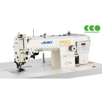 Juki DMN-5420N(D,F) Single Needle Direct Drive Needle Feed Sewing Machine with Automatic Thread Trimmer and Vertical Edge Trimmer Complete Unit with Table and Servo Motor