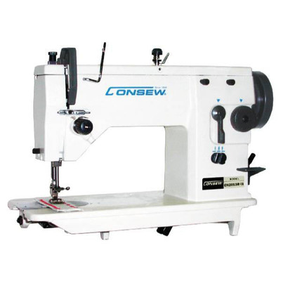 Consew CN2053R Series Single Needle Drop Feed Zig-Zag Sewing Machine with Table and Servo Motor Consew CN2053R Series Single Needle Drop Feed Zig-Zag Sewing Machine with Table and Servo Motor