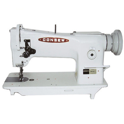 Consew 206RB-5 Heavy Duty Single Needle Upholstery Compound Walking Foot Sewing Machine with Table and Servo Motor Consew 206RB-5 Heavy Duty Single Needle Upholstery Compound Walking Foot Sewing Machine with Table and Servo Motor