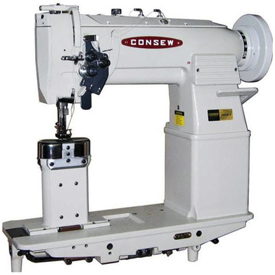 Consew 369RB-2 Heavy Duty Double Needle Post Bed Walking Foot Sewing Machine with Table and Servo Motor Consew 369RB-2 Heavy Duty Double Needle Post Bed Walking Foot Sewing Machine with Table and Servo Motor