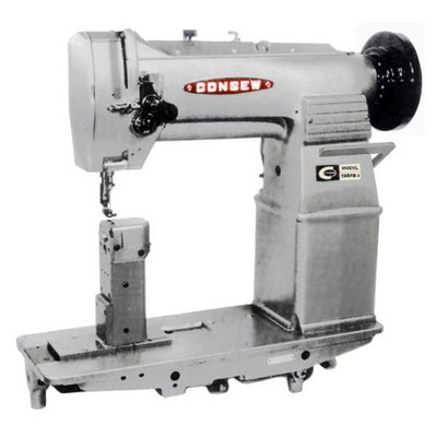 Consew 288RB-2 Single Needle Post Bed Needle Feed Industrial Sewing Machine with Table and Servo Motor   Consew 288RB-2 Single Needle Post Bed Needle Feed Industrial Sewing Machine with Table and Servo Motor